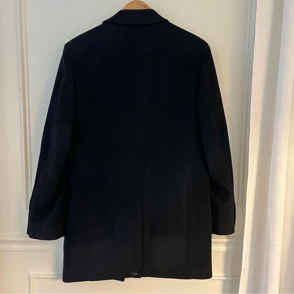 Men’s Calvin Klein Proper‎ Wool Blend 3 Botton Coat in Black, New with tags, 38R - Picture 7 of 10